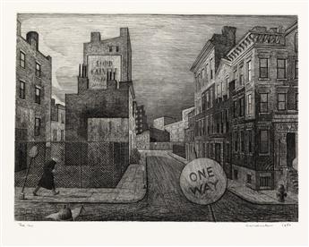 ARMIN LANDECK Two engravings.